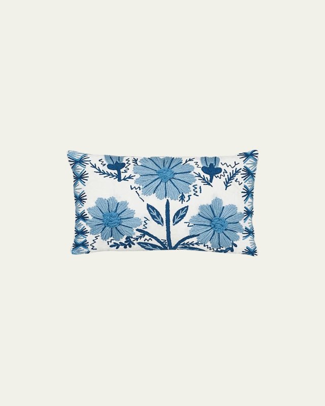 Marguerite Embroidery Pillow